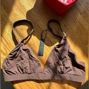 SKIMS Chocolate Brown Bralette - Small